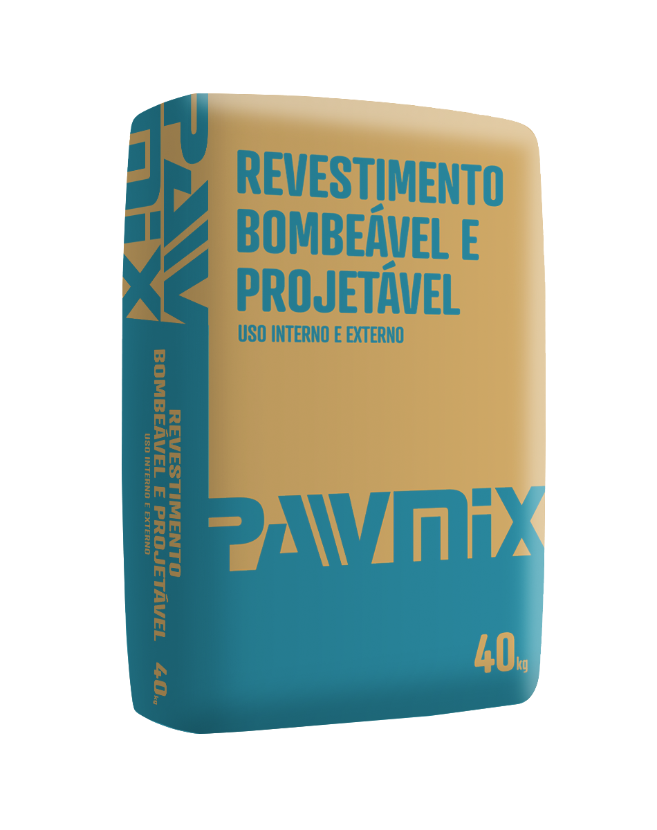 Revestimento Bombeável e projetável